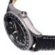 Axwell Leather-Band Watch w/Date, Black, AXWAW102-1, Black, One Size, AXWAW102-1