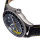 Axwell Leather-Band Watch w/Date, Black/Grey, AXWAW102-3, Black/Grey, One Size, AXWAW102-3