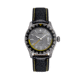 Axwell Leather-Band Watch w/Date, Black/Grey, AXWAW102-3, Black/Grey, One Size, AXWAW102-3