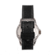 Axwell Leather Strap Watch, Black/Silver, AXWAW106-2, Black/Silver, One Size, AXWAW106-2