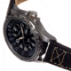 Axwell Leather Strap Watch, Black/Silver, AXWAW106-2, Black/Silver, One Size, AXWAW106-2