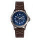 Axwell Leather Strap Watch, Brown/Navy, AXWAW106-3, Brown/Navy, One Size, AXWAW106-3