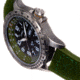Axwell Leather Strap Watch, Green, AXWAW106-4, Green, One Size, AXWAW106-4