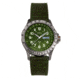 Axwell Leather Strap Watch, Green, AXWAW106-4, Green, One Size, AXWAW106-4