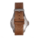 Axwell Leather Strap Watch, Tan/Black, AXWAW106-1, Tan/Black, One Size, AXWAW106-1
