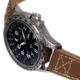 Axwell Leather Strap Watch, Tan/Black, AXWAW106-1, Tan/Black, One Size, AXWAW106-1