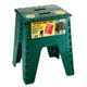 B &amp; R Plastics Folding Neat Seat - 15in, Forest Green, 152-6FG