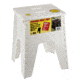B &amp; R Plastics Folding Neat Seat - 15in, White, 152-6WH