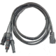 B&amp;W International Cable For Connecting Two Standard 12 V Solar Panels, Black, 107547