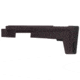 B5 Systems AK Stocked Fixed, Fits AKM Pattern Stamped Receivers, Matte Finish, Plum, AKM-1502