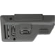 B5 Systems Long Collapsible Precision Stock, Wolf Grey, CPS-1484