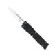 CobraTec Knives Gentelmens OTF Automatic Folding Knife, 2.8 in, 154CM Stainless Steel Blade, Drop Point Plain Blade, Black Anodized 6061-T6 Aluminum Handle, GENTBLKCM154DNS