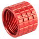 Backup Tactical Frag 9mm/.22LR 1/2x28 Pistol Thread Protector, Anodized, Red, FRAG-RED