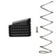 Backup Tactical Glock 19/23 +5 Rounds Pistol Magazine Extension, Black, 5, BACKG1923MEXT-BLK