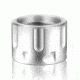 Backup Tactical Revolver Cylinder Thread Protector, Silver, 1/2x28, For .223 AR/Rifle .75 in Diameter CYL-SIL