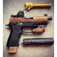 Backup Tactical Sig Sauer P320 Compact 9mm Threaded Barrel, 1/16 Twist Rate, 1/2x28 Thread, Flat Dark Earth, S320TB-FDE