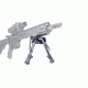 Badger Ordnance Bipod Mount, Mloc Compatible w/Enhanced Harris BRM-S Bipod, Gen 2 1005-588-01A