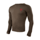 Badlands Pecora Lightweight Merino Crew - Men's, Long Sleeve, Mud, Small, 21-42414
