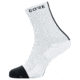 GOREWEAR M Mid Socks in White/Black 8-9.5 CED4249A, 100229-0199-L