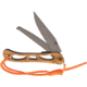 Baladeo Grands Espaces Laguiole Folding Knife,Stainless Steel,Brown,Zebra Wood Handle BALDUB210