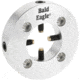 Bald Eagle Round Plate With 4 Brass Tip Screws BE1125