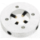 Bald Eagle Round Plate With 4 Brass Tip Screws BE1125