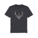 Ball and Buck Elk Skull Heritage T-Shirt - Mens, Charcoal, Small, 213190401-S