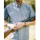 Ball and Buck Sportsmans Short Sleeve Shirt - Mens, Chambray, 2XL, 211100401-XXL