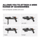 Ballista BAT Bottom Picatinny Rail V2, Aluminum, BAL-AC-17