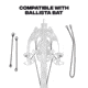 Ballista Bat Pistol Crossbow Replacement String/Cables Set, Black, BAL-SS-01