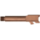 Ballistic Advantage Barrel Glock 26, Gen 3-5, 9mm, 3.88 inch, Standard, 1-10 Twist, Non-fluted, Pvd Copper, BAPSG265T1R