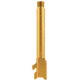 Ballistic Advantage Pistol - Barrel - Threaded, Glock 17 Gen 5, 9mm Luger, 1-10 Twist, 1/2x28 TPI, 416R Stainless Steel, PVD, Non-Flued, Gold, BAPSG175T1G