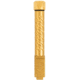 Ballistic Advantage Pistol - Barrel - Threaded, Glock 19 Gen 3-5, 9mm Luger, 1-10 Twist, 1/2x28 TPI, 416R Stainless Steel, PVD, Spiral Fluting, Gold, BAPSG195T3G