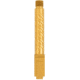 Ballistic Advantage Pistol - Barrel - Threaded, Glock 19 Gen 3-5, 9mm Luger, 1-10 Twist, 1/2x28 TPI, 416R Stainless Steel, PVD, Spiral Fluting, Gold, BAPSG195T3G
