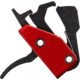 Ballistic Engineering AR Core Trigger - FRT Compatible, Curved, 3.5lb, Red, ARCORECR-STR
