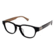Bally of Switzerland BY3003A Single Vision Prescription Eyeglasses - Frame BLACK, Size 51/21mm BY3003A00