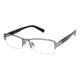 Bally of Switzerland BY3009A Eyeglass Frames - Frame SILVER/BLACK, Size 54/19mm BY3009A10