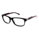 Bally of Switzerland BY3015A Bifocal Prescription Eyeglasses - Frame BLACK/BURGUNDY, Size 58/17mm BY3015A10