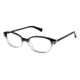 Balmain 1016 Single Vision Prescription Eyeglasses - Frame Black Crystal, Size 51/17mm BL101602