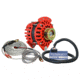 Balmar Alternator 3.15" Dual Foot Saddle K6 Serpentine Pulley Regulator &amp; Temp Sensor - 170A Kit - 12V 74949