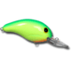Bandit 300 Series Crankbait, 2in, 1/4oz, Chartreuse/Green Back, BDT319