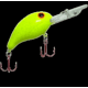 Bandit 300 Series Crankbait, 2in, 1/4oz, Chartreuse Sparkle (Crappie), BDT3D47