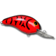 Bandit 300 Series Crankbait, 2in, 1/4oz, Red Crawfish, BDT338