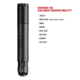 Banish .45 ACP Pistol Suppressor w/.578x28 Piston, 1.375x8.6 in, Black, 100000111322
