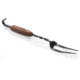 Barebones Cowboy Grill Carving Fork, Stainless Steel, Natural Walnut, CKW-468