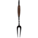 Barebones Cowboy Grill Carving Fork, Stainless Steel, Natural Walnut, CKW-468