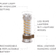 Barebones Edison Light Stick Aluminum