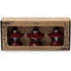 Barebones Edison Mini Lantern, 3 Pack, Red, LIV-277