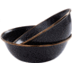 Barebones Enamel Bowl Set, Charcoal, CKW-340