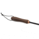 Barebones Stirrup Hand Hoe, 15.75in Overall, Black Coated 2Cr13 Stainless Steel Blade, Walnut Handle, GDN-095